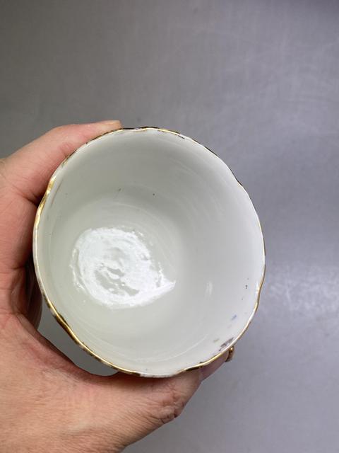 古玩陶瓷【民國·工藝水平突飛猛進的時代】粉彩花卉杯碟拍賣，當前價格1388元