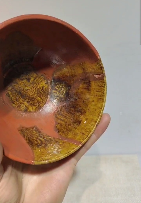 古玩陶瓷當陽峪窯攪胎茶碗拍賣,當前價格3000元