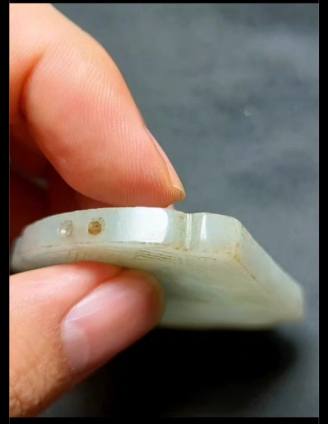 古玩玉器清 翡翠詩文佩拍賣,當前價格3000元