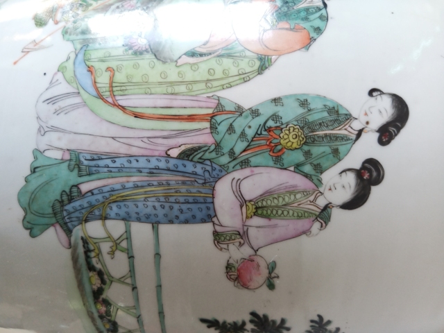 古玩陶瓷仕女紋粉彩瓶拍賣，當前價格8900元