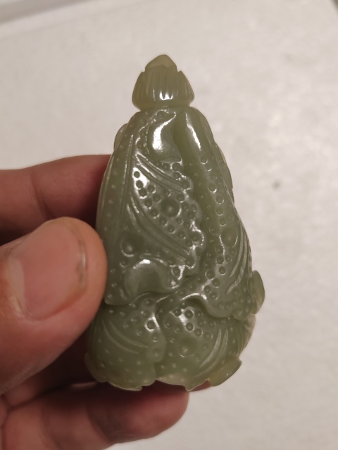 古玩玉器白菜墜拍賣,當前價格268元