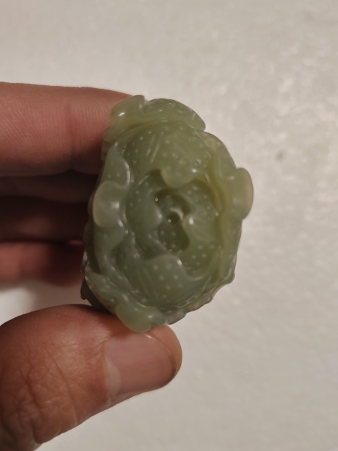 古玩玉器白菜墜拍賣,當前價格268元