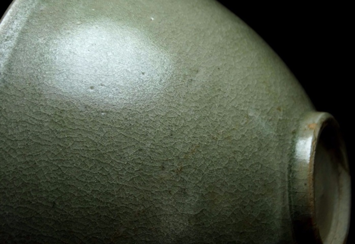 古玩陶瓷龍泉青瓷撇口碗拍賣，當(dāng)前價(jià)格3500元