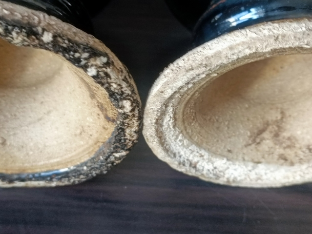 古玩陶瓷清代磁州窯系黑釉燈臺拍賣,當前價格198元