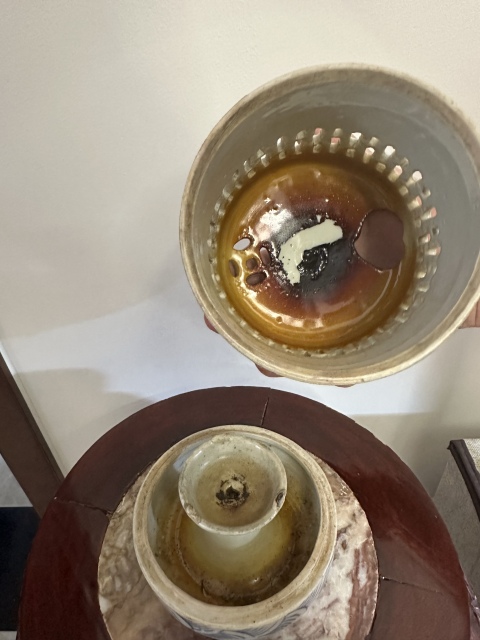 古玩陶瓷清中晚期·青花淡描花卉紋香薰拍賣，當前價格2000元