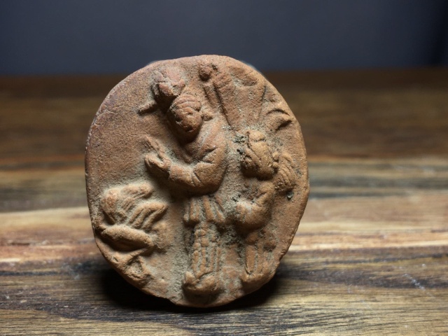 古玩陶瓷宋代月下貂蟬陶模玩具摩訶樂拍賣，當前價格2000元