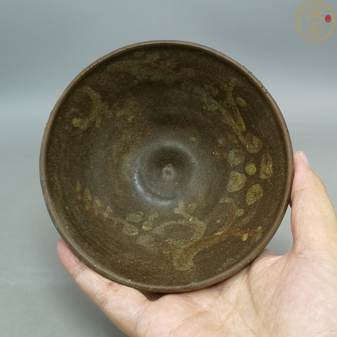 古玩陶瓷吉州窯月影梅茶盞拍賣，當前價格16000元