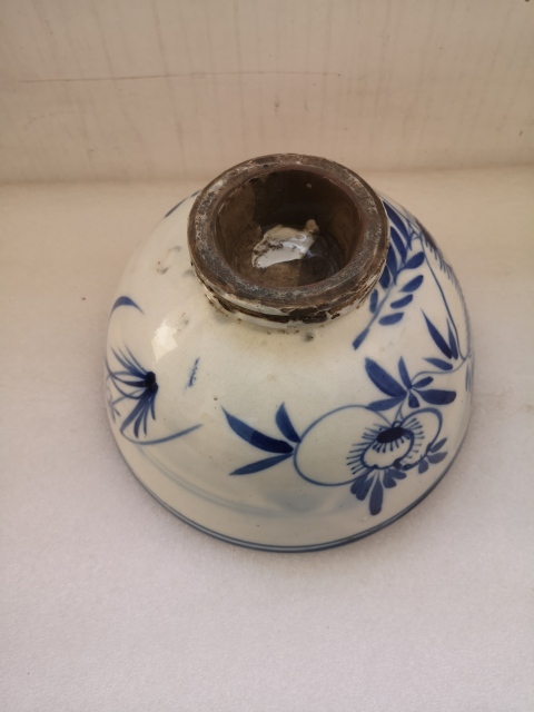 古玩陶瓷磁州窯青花碗拍賣,當前價格1200元
