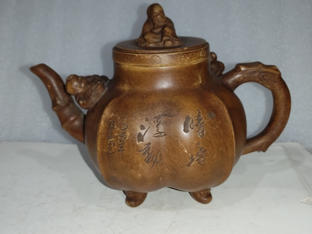 古玩雜項(xiàng)紫砂壺拍賣，當(dāng)前價(jià)格388元