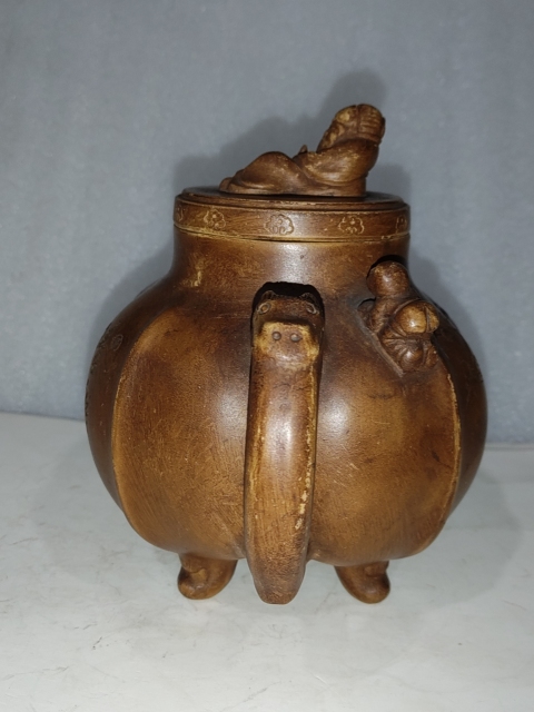 古玩雜項(xiàng)紫砂壺拍賣，當(dāng)前價(jià)格388元