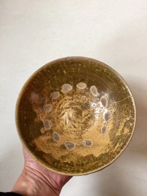 古玩陶瓷宣州青釉平足缽拍賣,當前價格888元