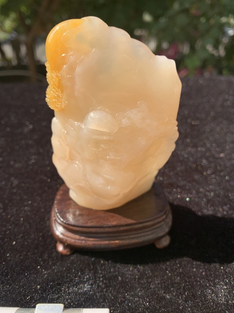 古玩雜項壽山荔枝洞石(擺件)(珍品惠顧)拍賣,當前價格8999元