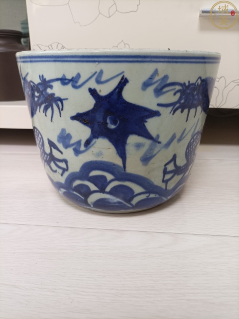 古玩陶瓷青花趕珠龍紋香爐拍賣，當前價格318元