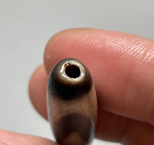 古玩玉器虎ya天珠拍賣,當前價格300元