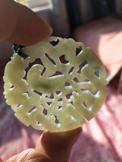 古玩玉器清 青玉雕“英明神武”佩拍賣，當前價格2800元