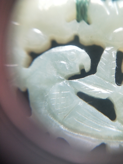 古玩玉器清 青玉雕“英明神武”佩拍賣，當前價格2800元