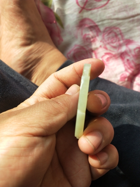 古玩玉器清 青玉雕“英明神武”佩拍賣，當前價格2800元