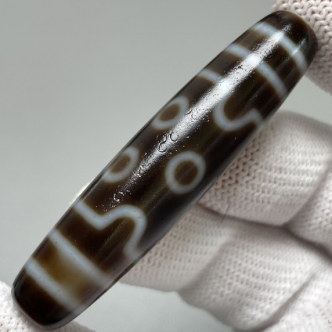 古玩玉器七眼吉利天珠拍賣,當前價格760元