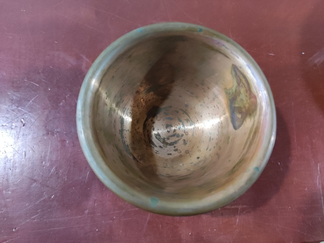 古玩雜項景泰藍掐絲琺瑯銅碗拍賣，當前價格268元