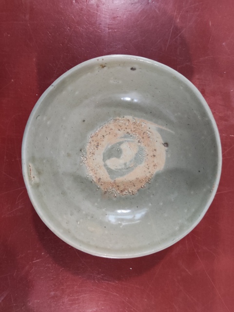 古玩陶瓷元代龍泉窯系青瓷茶碗拍賣,當前價格588元
