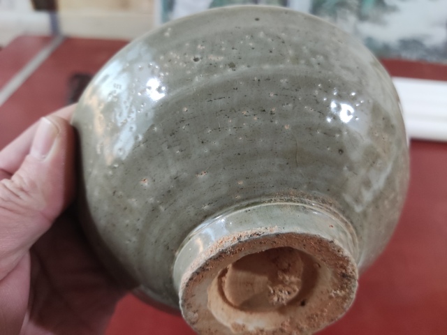 古玩陶瓷元代龍泉窯系青瓷茶碗拍賣,當前價格588元