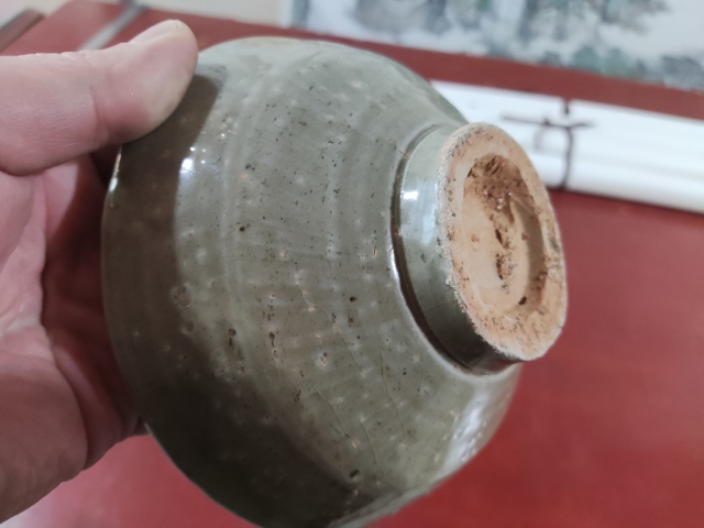 古玩陶瓷元代龍泉窯系青瓷茶碗拍賣,當前價格588元