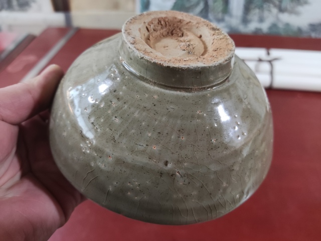 古玩陶瓷元代龍泉窯系青瓷茶碗拍賣,當前價格588元