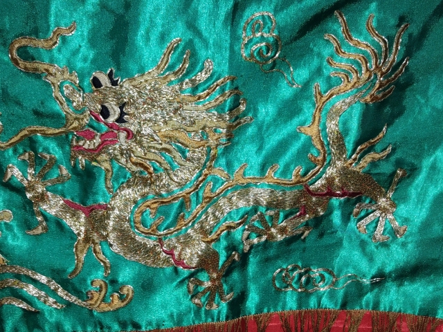 古玩雜項繡簾拍賣，當前價格1688元