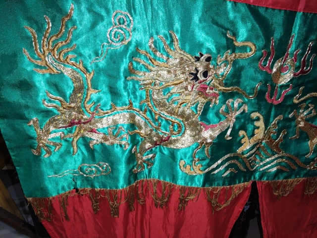 古玩雜項繡簾拍賣，當前價格1688元