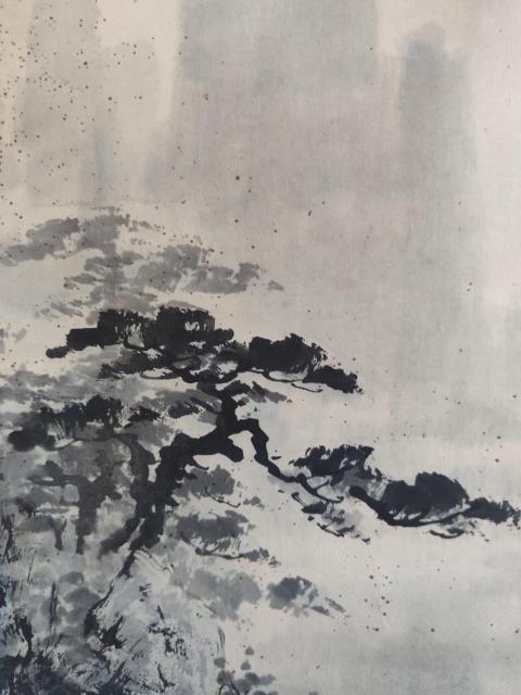 古玩字畫(huà)已故江蘇藉名家 中國(guó)湖社畫(huà)會(huì)顧問(wèn) 俞派山水龜紋皴創(chuàng)造者 俞秋水 生命泉 手工原裱立軸拍賣,當(dāng)前價(jià)格5888元
