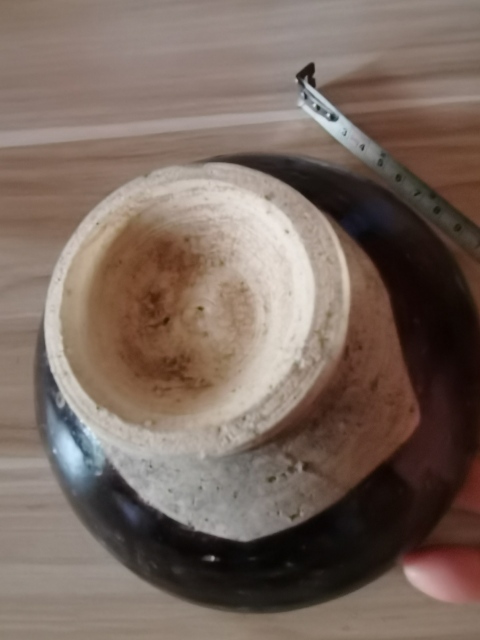 古玩陶瓷元代醬釉碗拍賣，當前價格500元