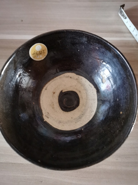 古玩陶瓷元代醬釉碗拍賣，當前價格500元