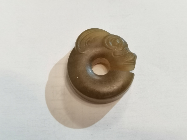 古玩玉器和田玉雕“玉豬龍”拍賣,當前價格98元