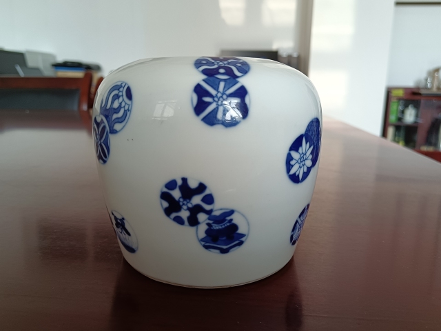 古玩陶瓷皮球花青花水呈拍賣，當前價格4000元