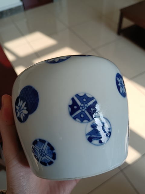 古玩陶瓷皮球花青花水呈拍賣，當前價格4000元