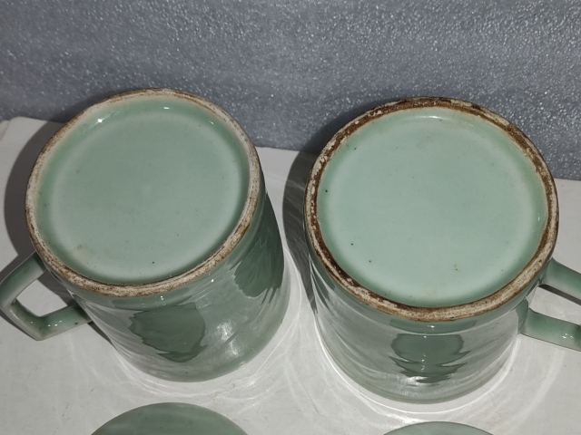 古玩陶瓷金玉滿堂龍泉窯蓋杯拍賣,當前價格288元