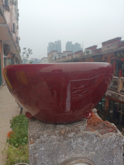古玩陶瓷乾隆均紅釉三足爐拍賣,當前價格2999元