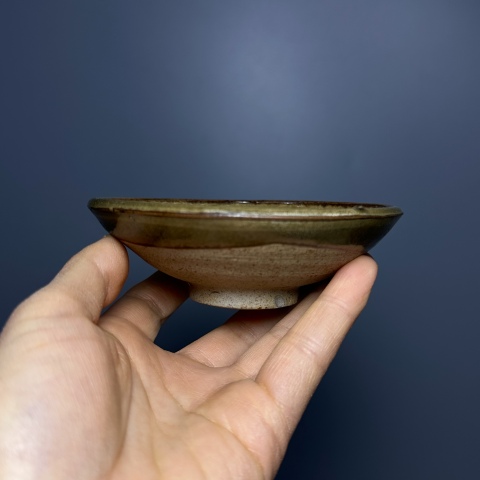 古玩陶瓷磁州窯青釉茶盞拍賣,當前價格4500元