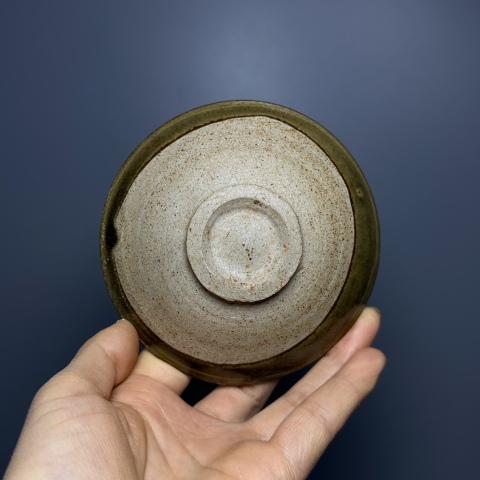 古玩陶瓷磁州窯青釉茶盞拍賣,當前價格4500元