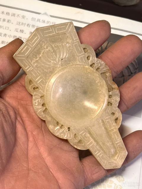 古玩玉器玉筆舔拍賣,當前價格30000元