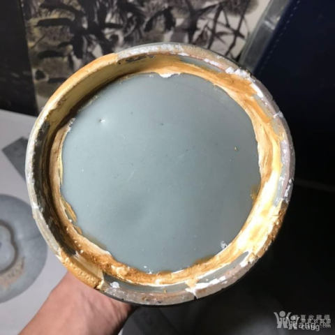 古玩陶瓷龍泉青瓷鳳耳紙槌瓶拍賣，當前價格18889元