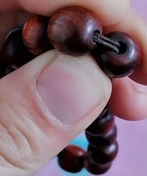 古玩雜項老料絳香黃檀(黃花梨)手串拍賣，當前價格0元