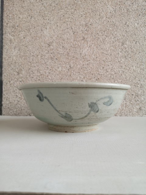 古玩陶瓷花卉紋青花碗拍賣，當前價格580元