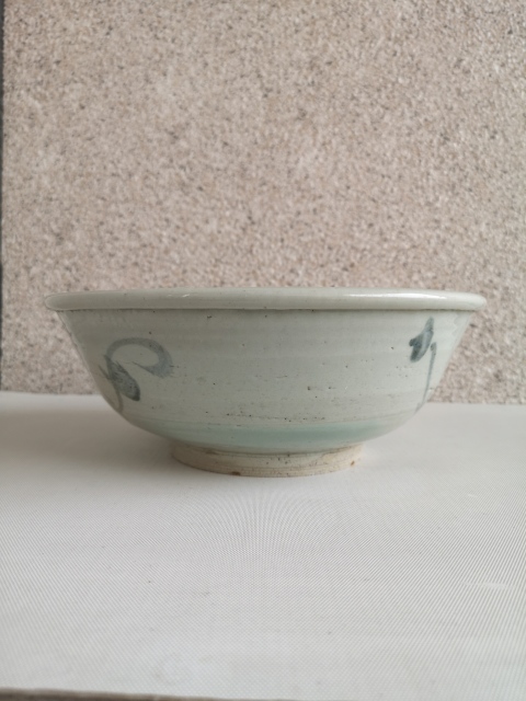 古玩陶瓷花卉紋青花碗拍賣，當前價格580元