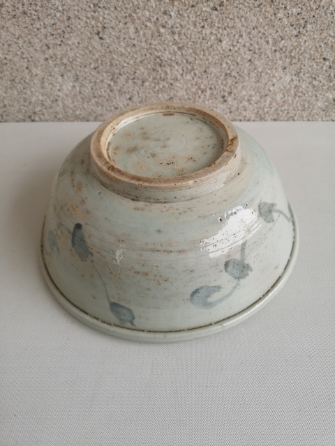古玩陶瓷花卉紋青花碗拍賣，當前價格580元