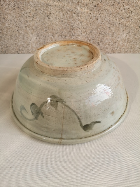 古玩陶瓷花卉紋青花碗拍賣，當前價格580元