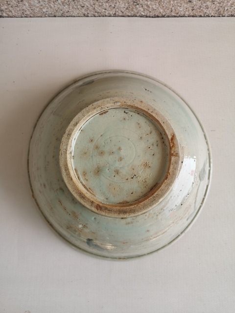 古玩陶瓷花卉紋青花碗拍賣，當前價格580元