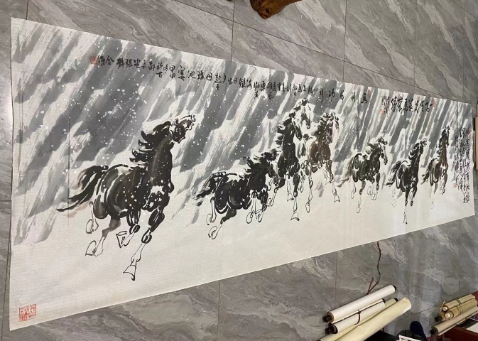 古玩字畫已故名家周仁輝，張靜收藏級精品拍賣，當(dāng)前價格1288元