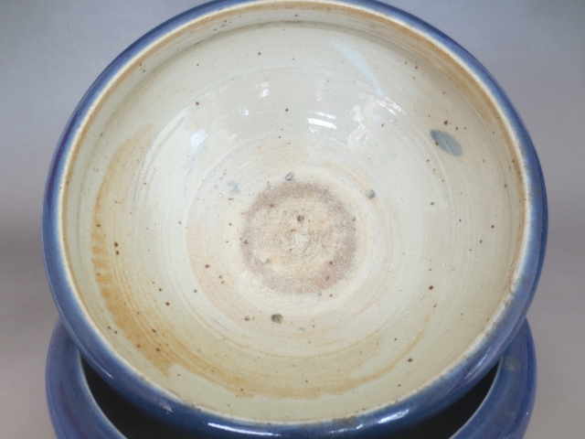 古玩陶瓷清中期藍釉超級大香爐拍賣，當前價格1588元