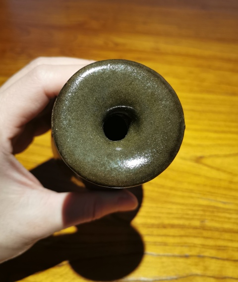 古玩陶瓷元茶葉末釉玉壺春瓶拍賣，當前價格760元